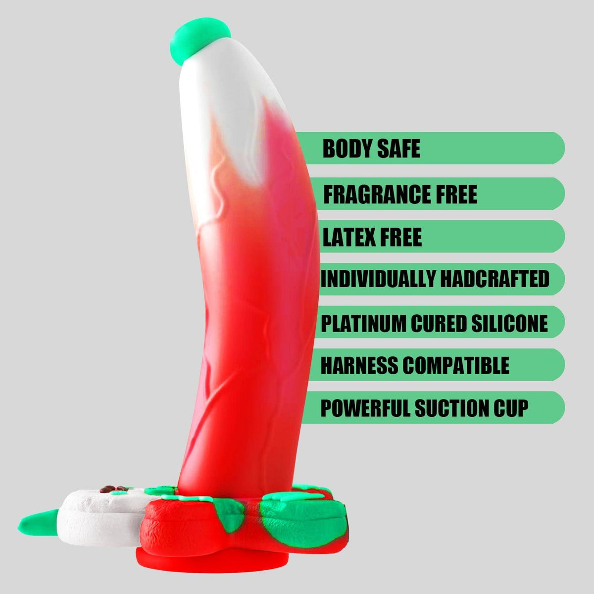Gingerbread man novelty silicone dildo, photo 6
