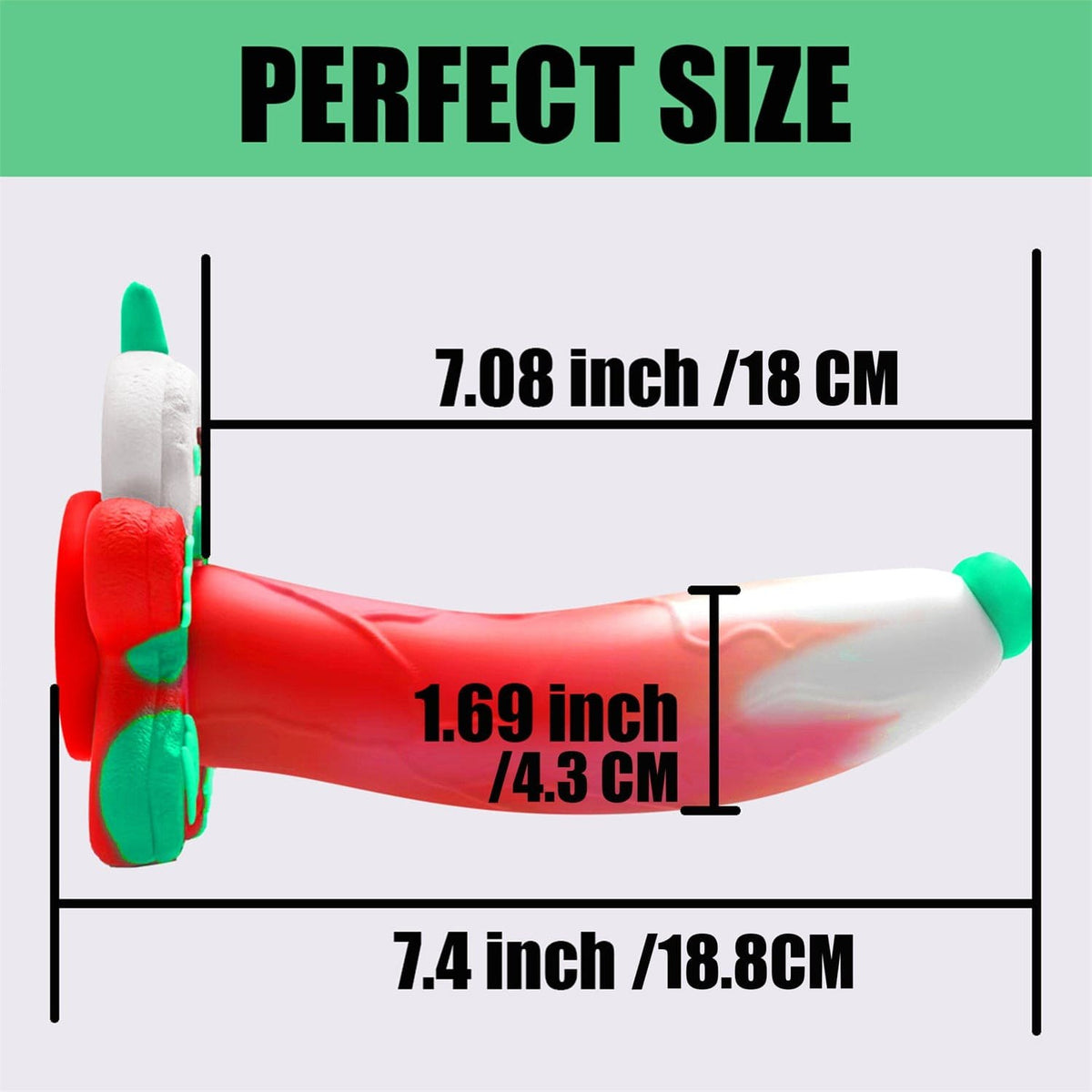 Gingerbread man novelty silicone dildo, photo 7