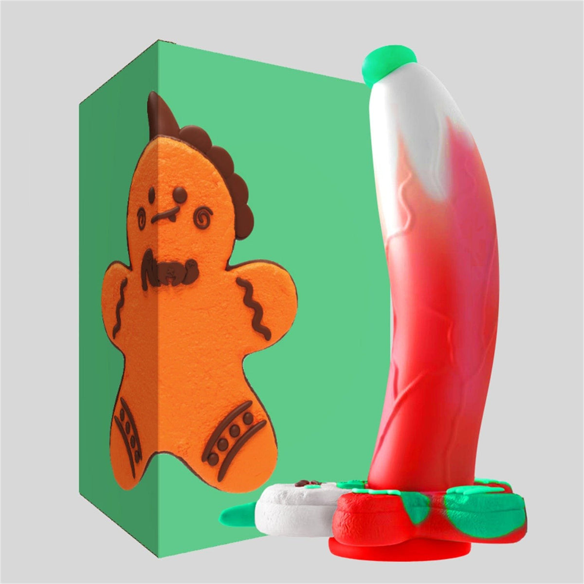 Gingerbread man novelty silicone dildo, photo 8