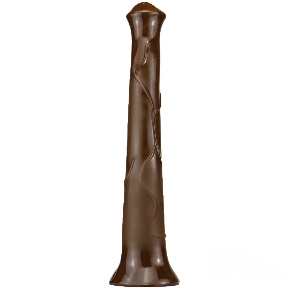 Coffee girthy horse style dildo