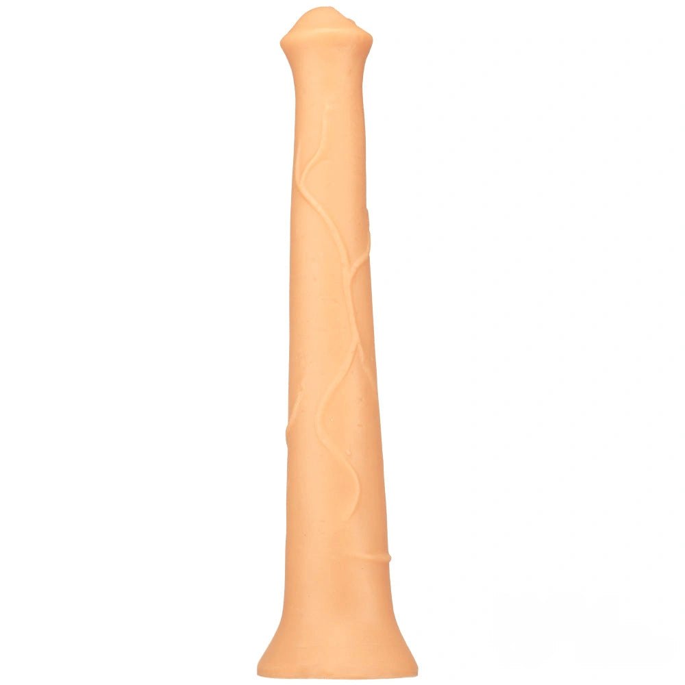 Flesh girthy horse style dildo