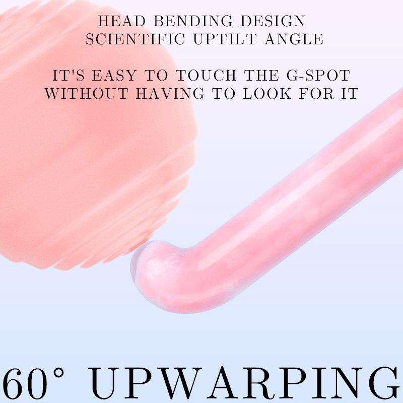 Glass curved g-spot vibrator, photo 2