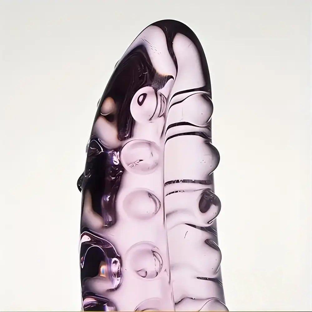 Pink glass tentacle dildo, photo 3