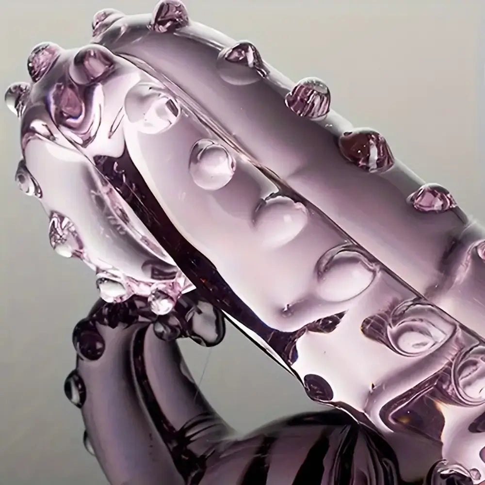 Pink glass tentacle dildo, photo 4