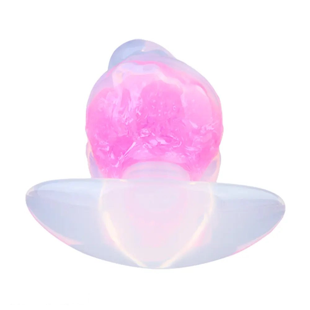 Glitter ball silicone anal plug, photo 13