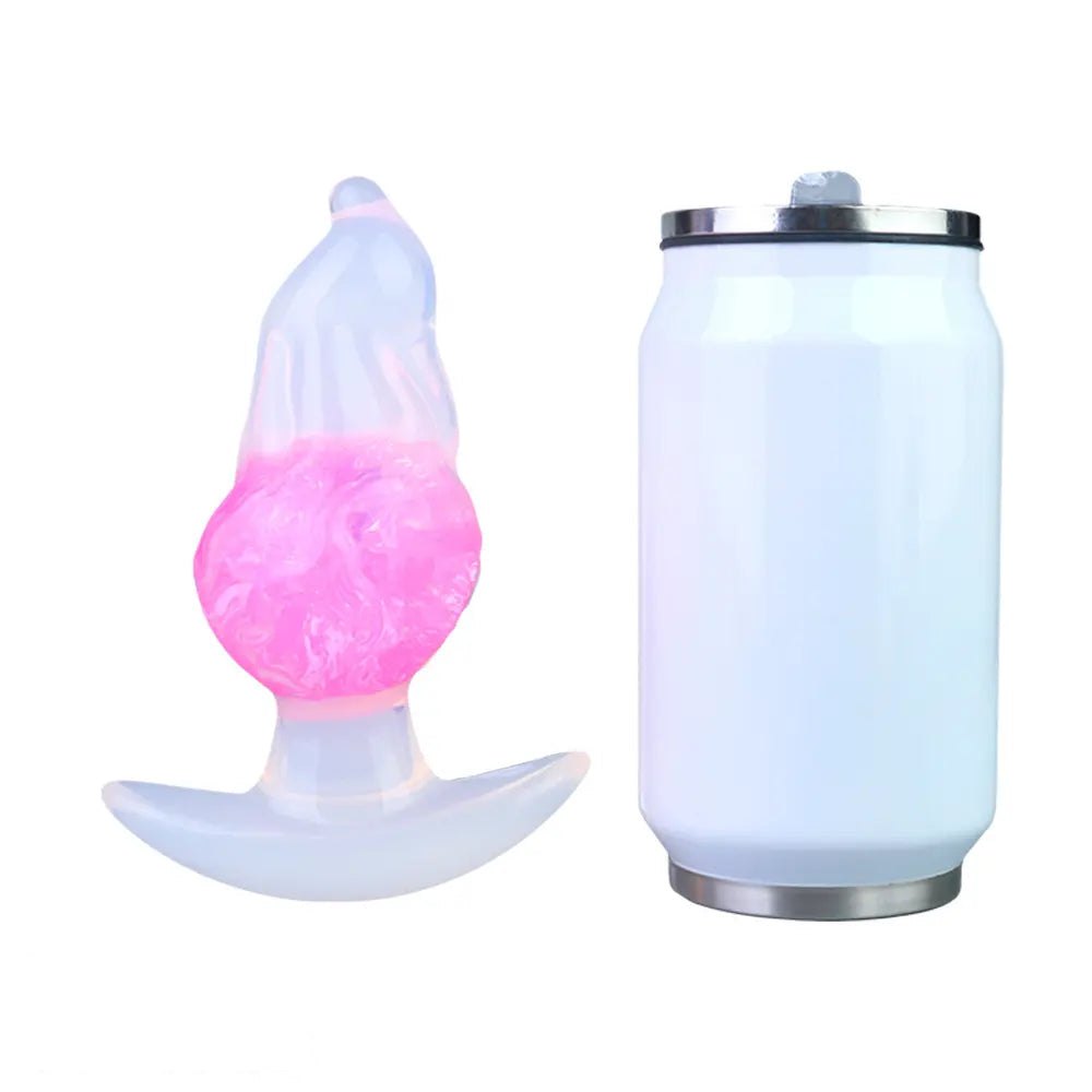 Glitter ball silicone anal plug, photo 8
