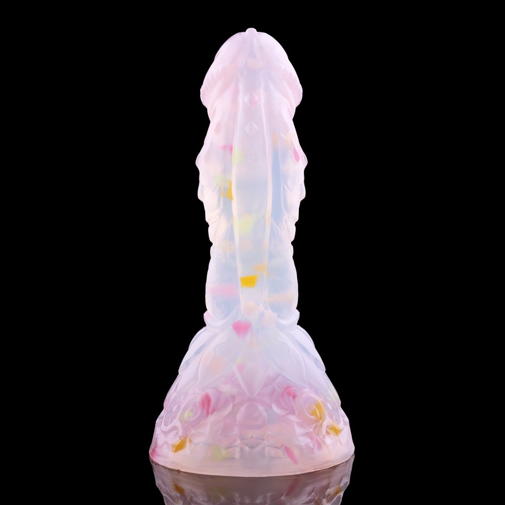 Pearlescent glitter fantasy dildo, photo 2