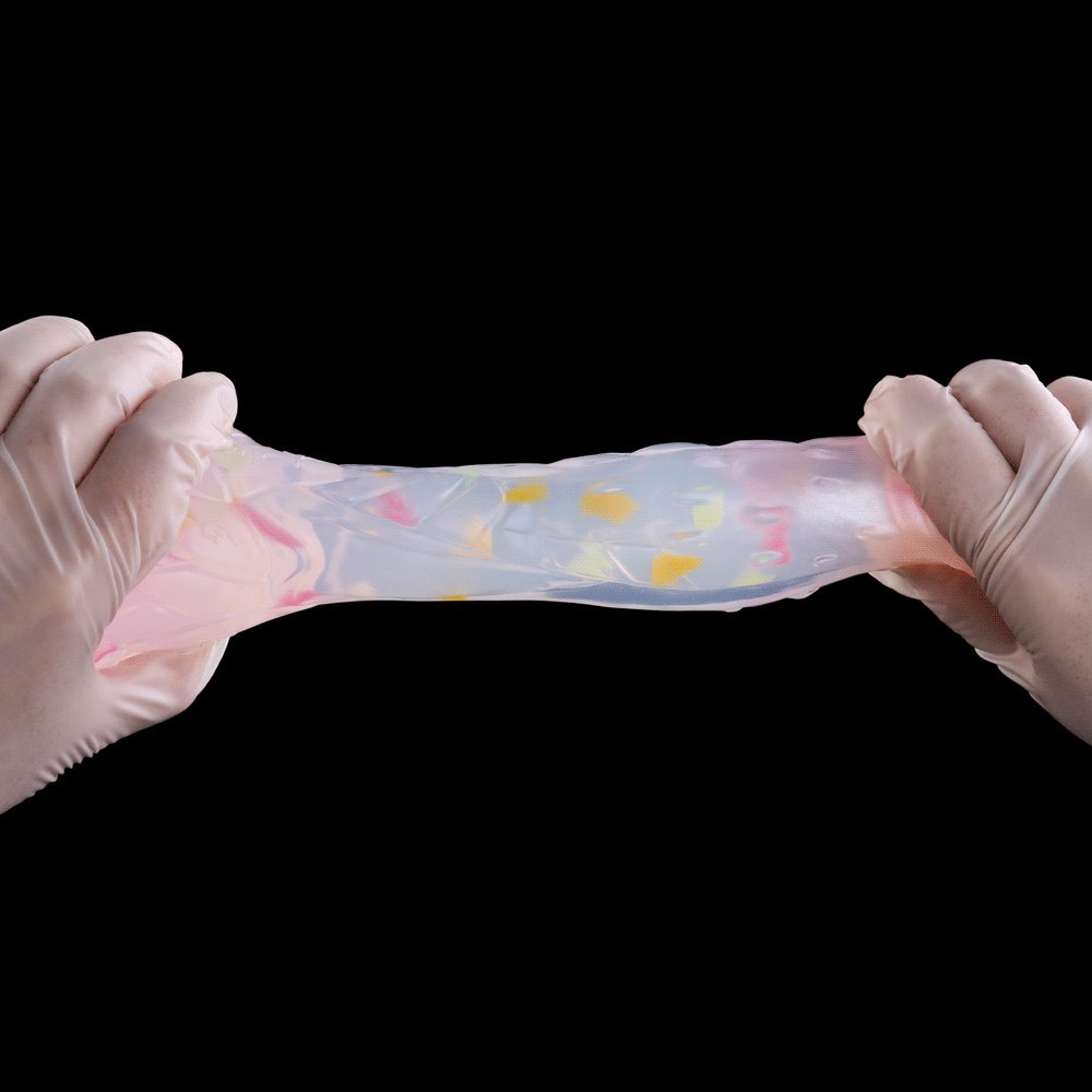 Pearlescent glitter fantasy dildo, photo 6