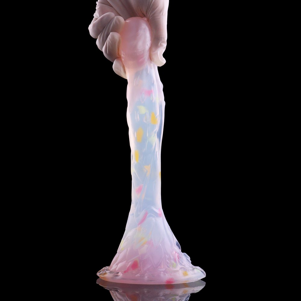 Pearlescent glitter fantasy dildo, photo 7