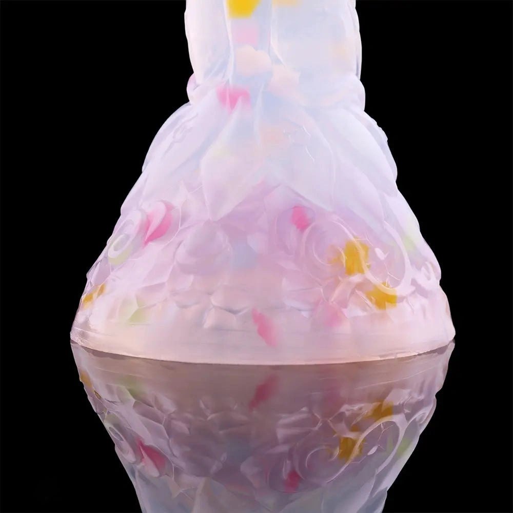 Pearlescent glitter fantasy dildo, photo 9