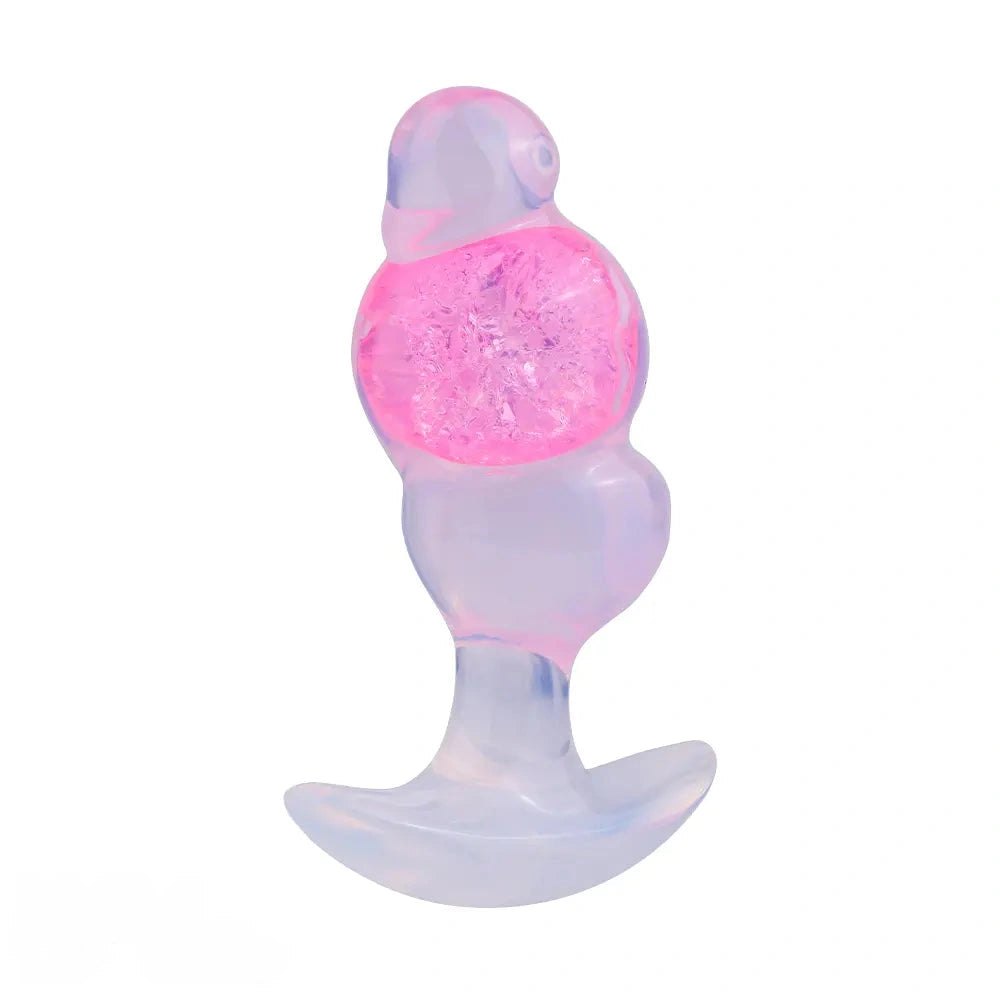 Glitter silicone butt plug, photo 10