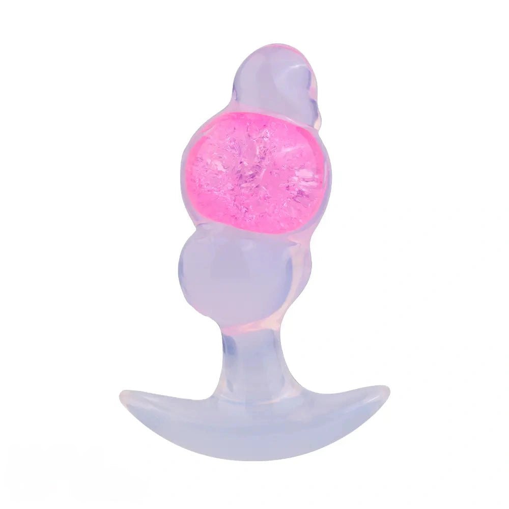 Glitter silicone butt plug, photo 15