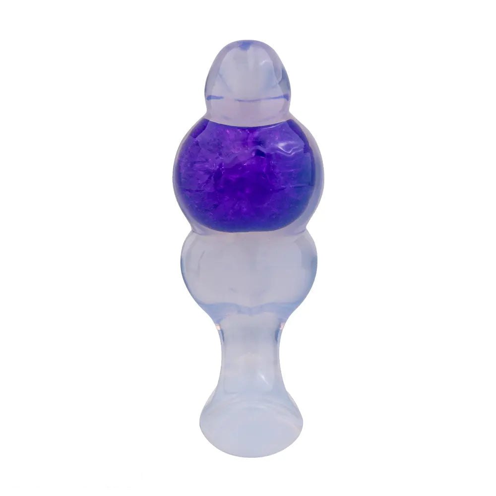 Glitter silicone butt plug, photo 8