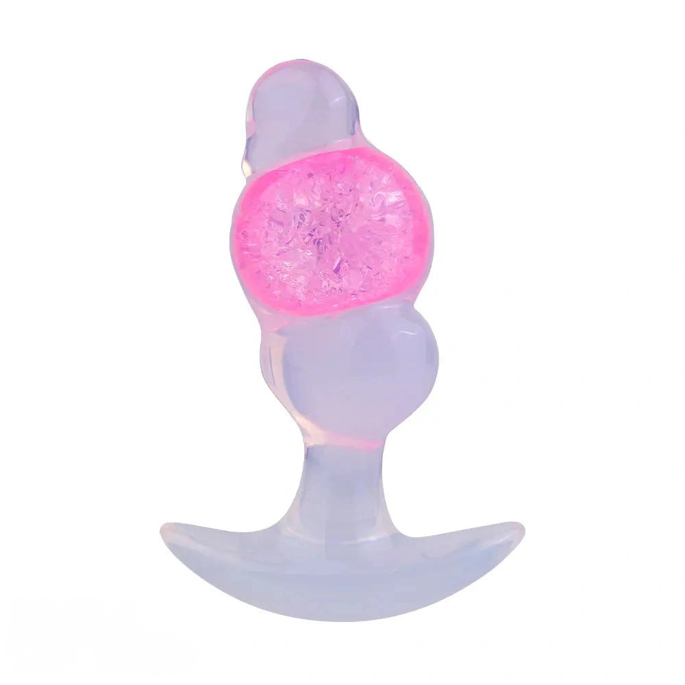 Glitter silicone butt plug, photo 9