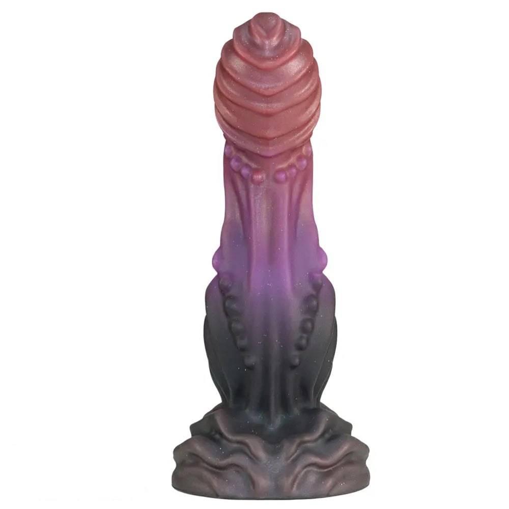 Swirled glitter fantasy dildo, photo 11