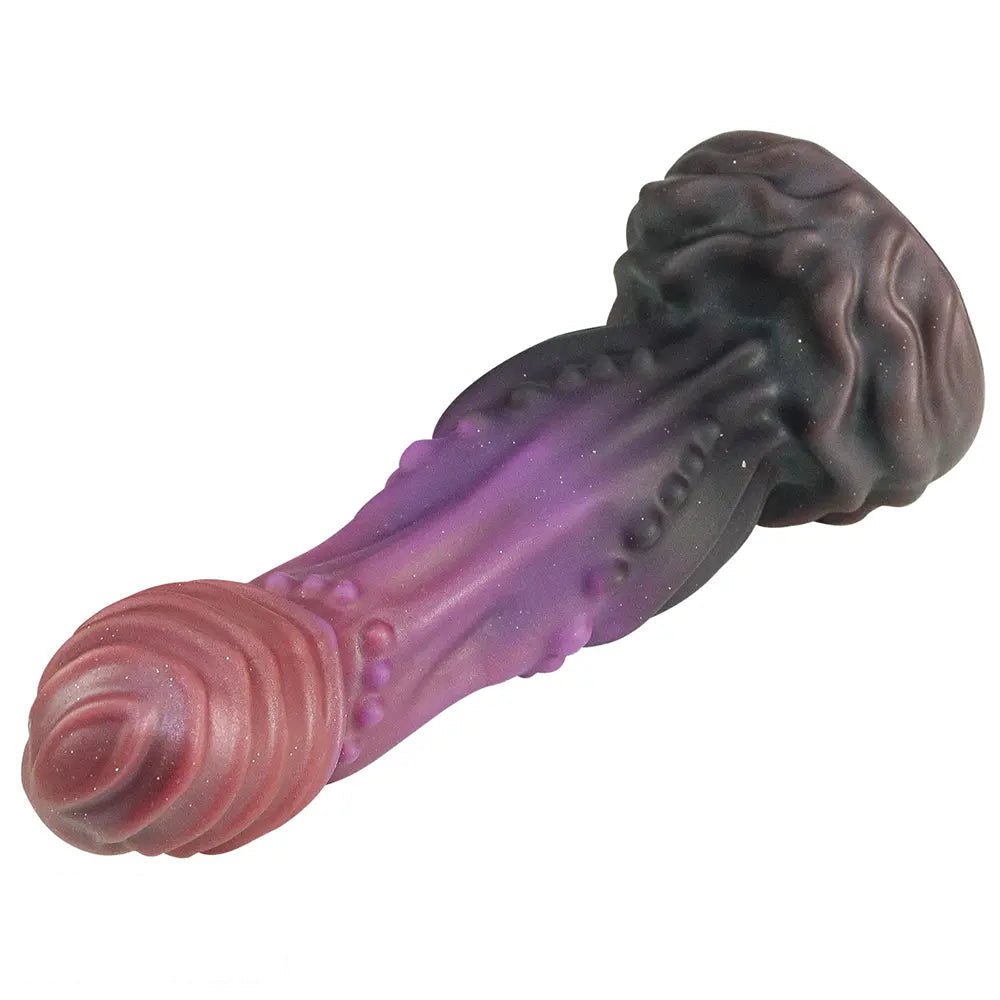 Swirled glitter fantasy dildo, photo 14