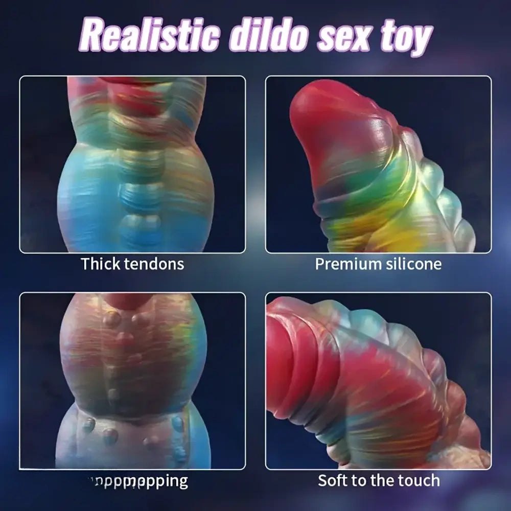 Glow in the dark fantasy dildo, photo 6