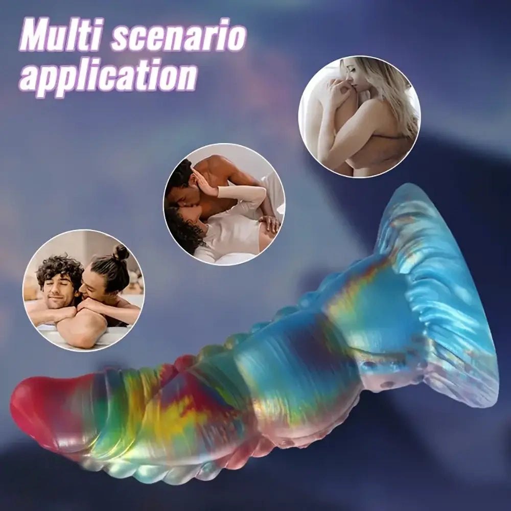 Glow in the dark fantasy dildo, photo 8