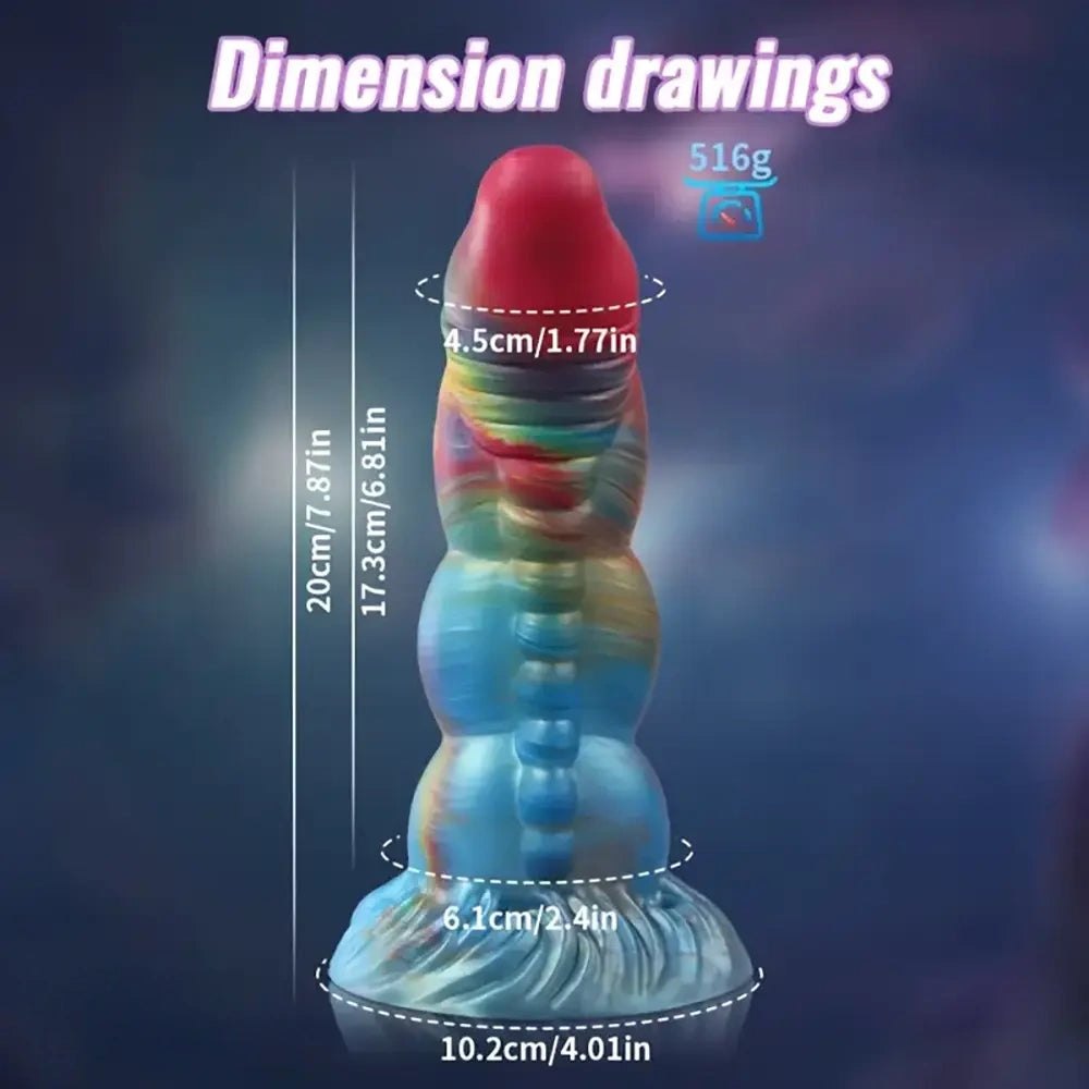 Glow in the dark fantasy dildo, photo 9
