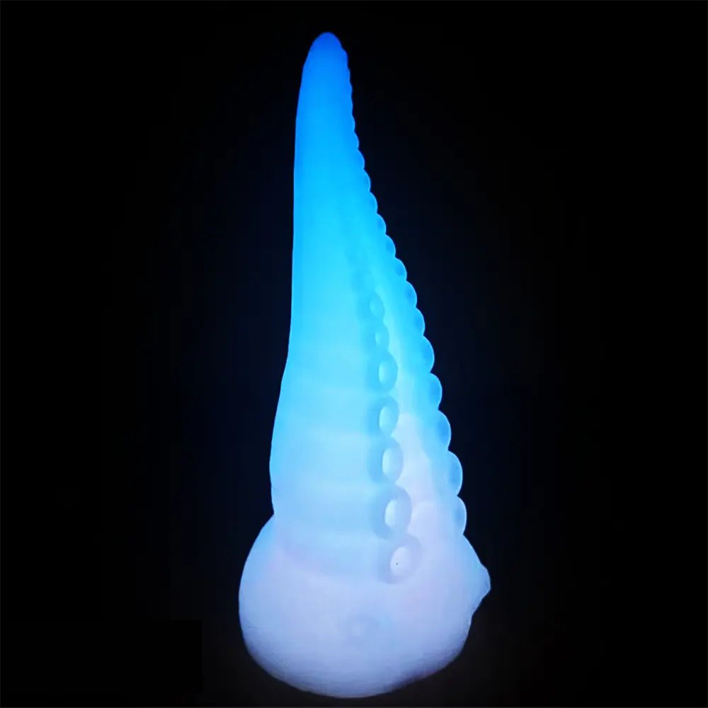 Pink and blue glow in the dark tentacle dildo, photo 8