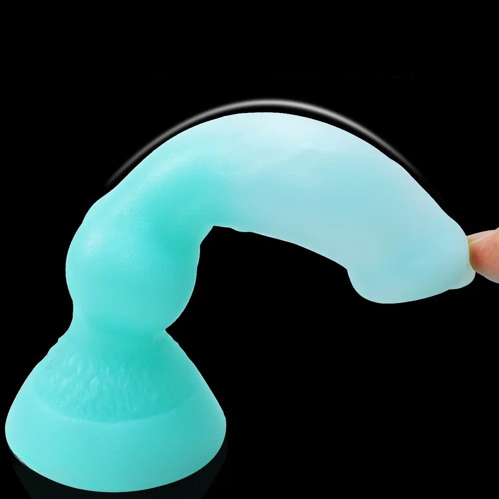 Luminous silicone knotted dog dildo, photo 9