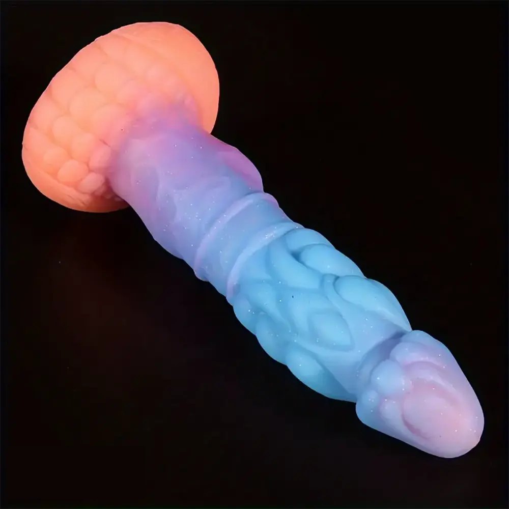 Glow in the dark mushroom head knot dildo, photo 6