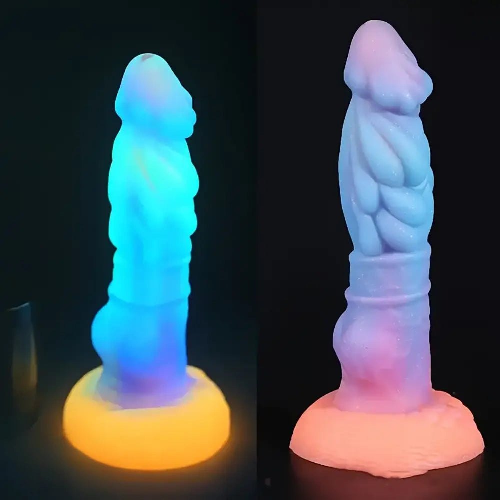 Glow in the dark mushroom head knot dildo, photo 7