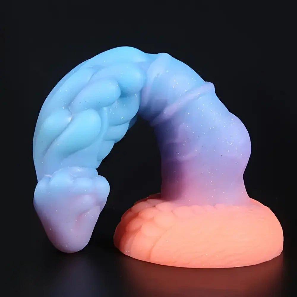 Glow in the dark mushroom head knot dildo, photo 8