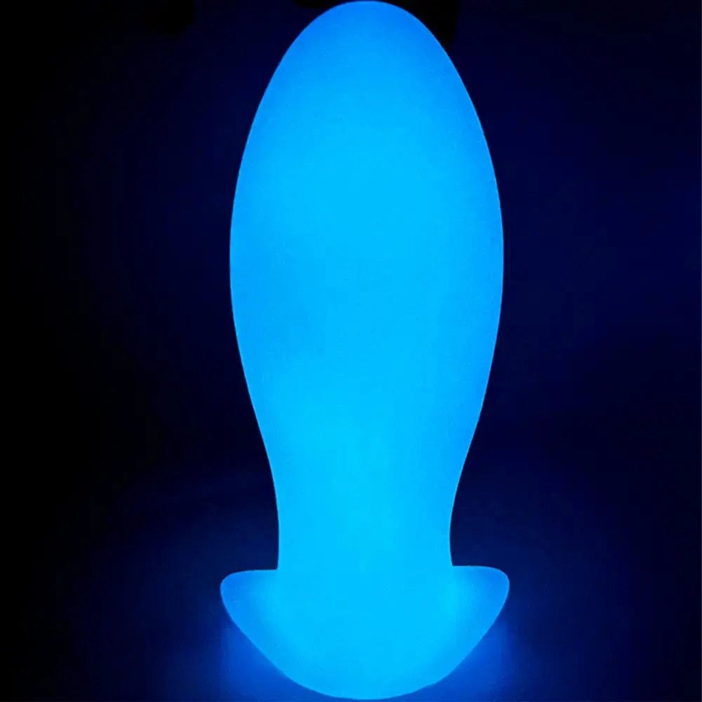 Glow-in-the-dark silicone anal plug, photo 4
