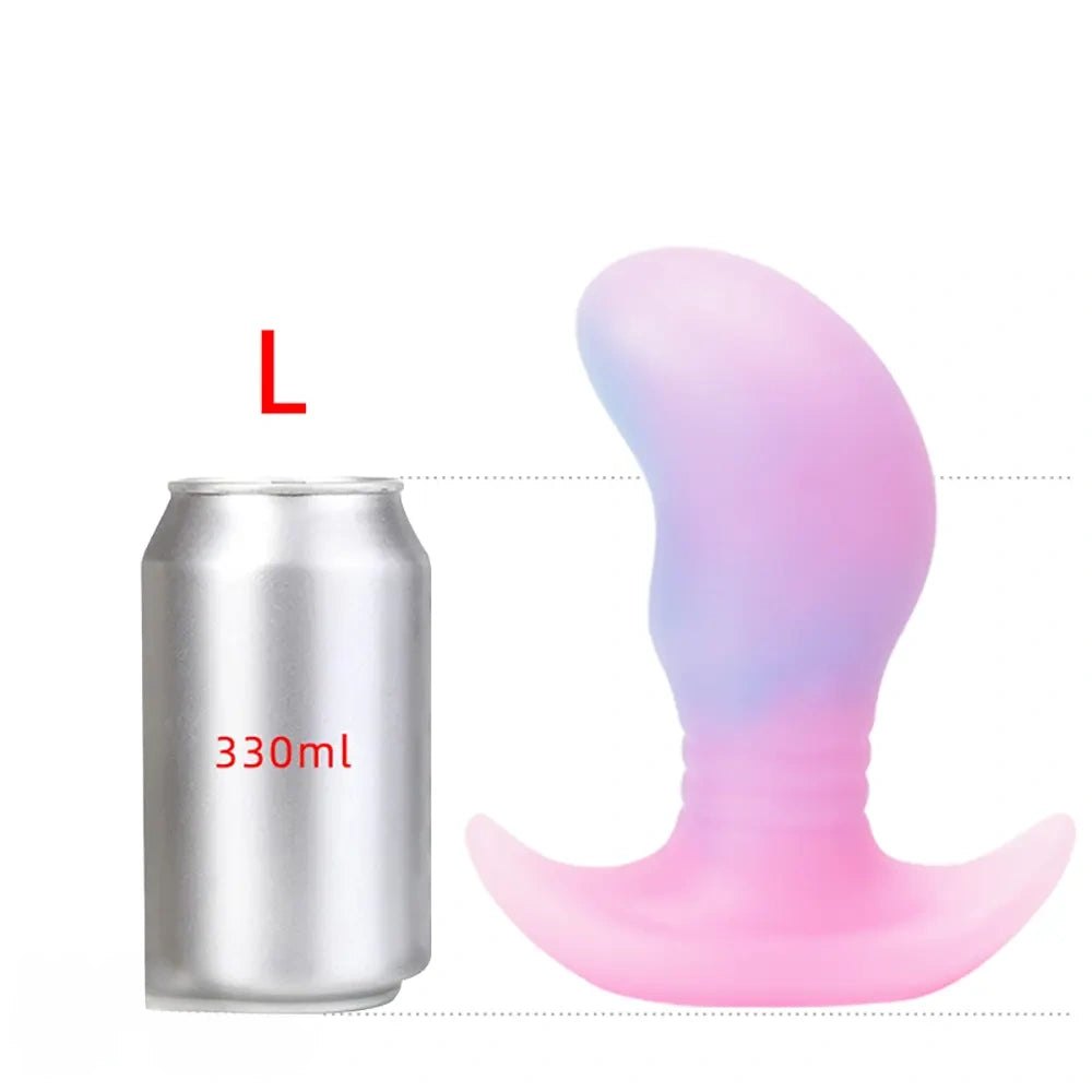 Small luminous silicone butt plug, photo 11