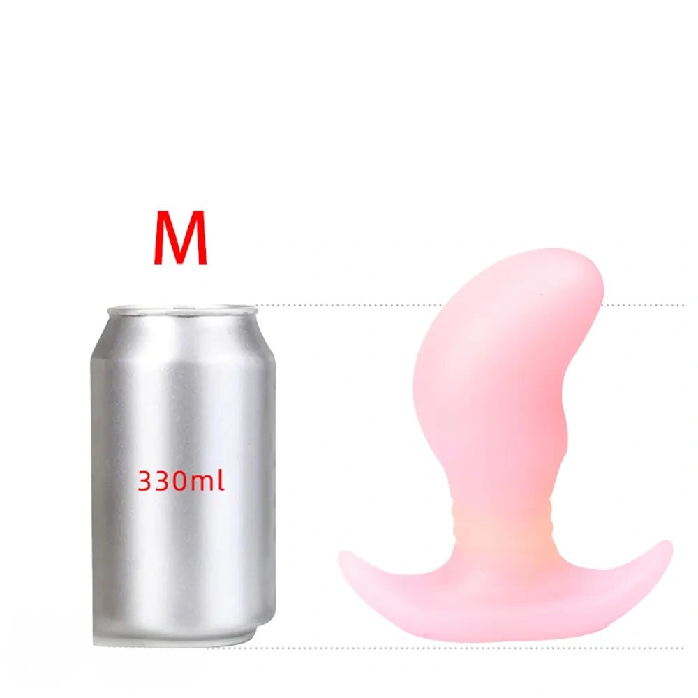Small luminous silicone butt plug, photo 13