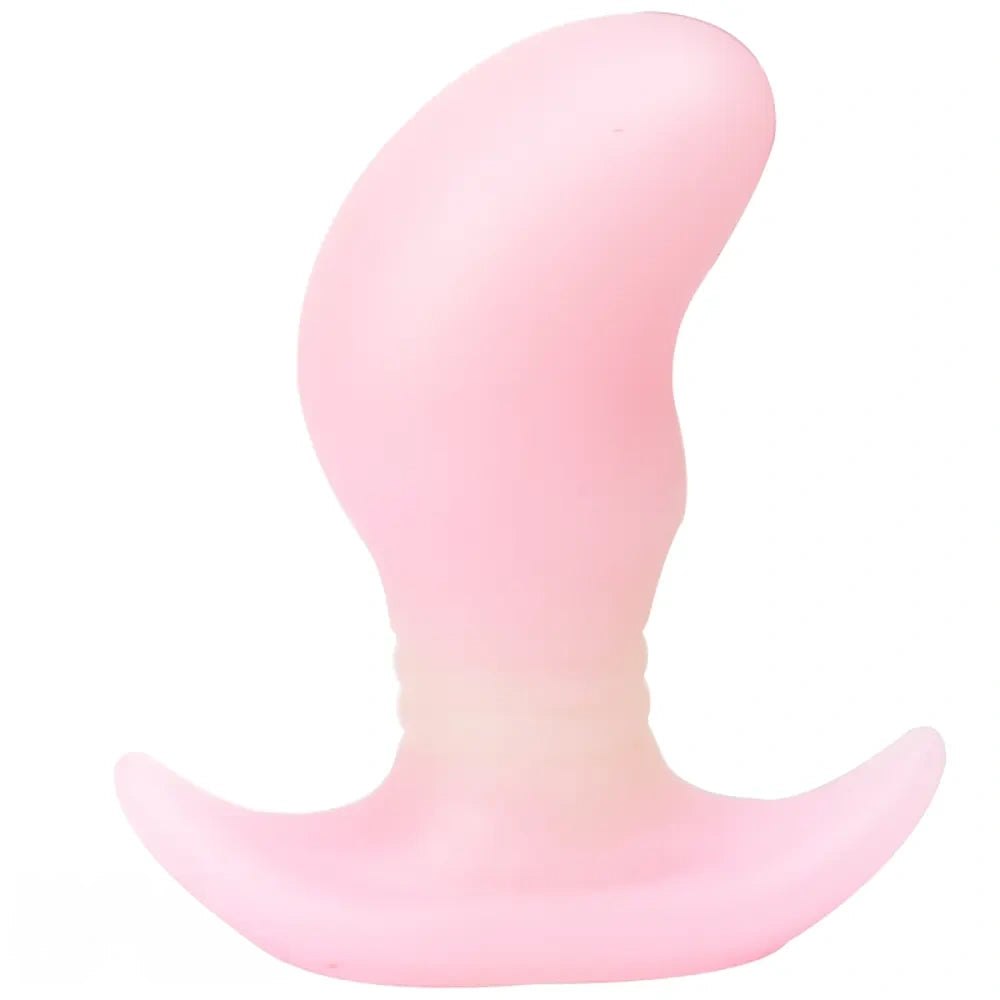 Small luminous silicone butt plug, photo 2