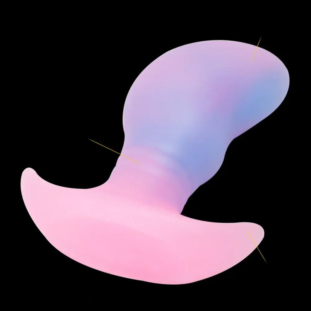 Small luminous silicone butt plug, photo 5