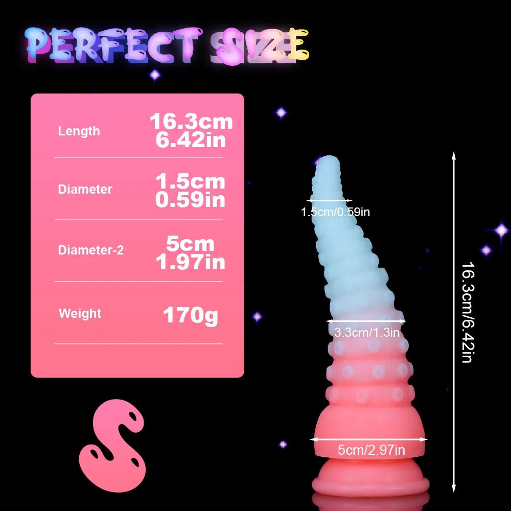 #2 glow tentacle fantasy dildo