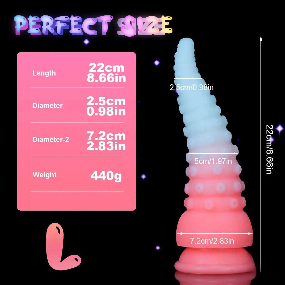 #2 glow tentacle fantasy dildo