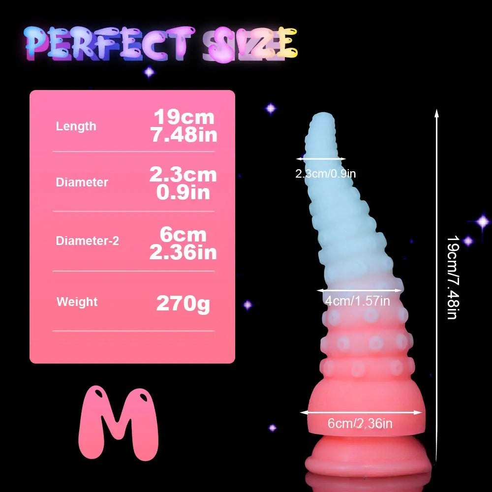 #3 glow tentacle fantasy dildo