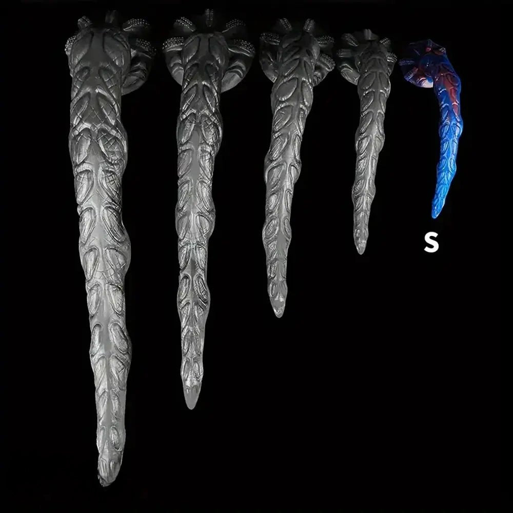 Textured silicone tentacle fantasy dildo, photo 10