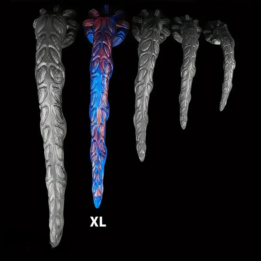 Textured silicone tentacle fantasy dildo, photo 2