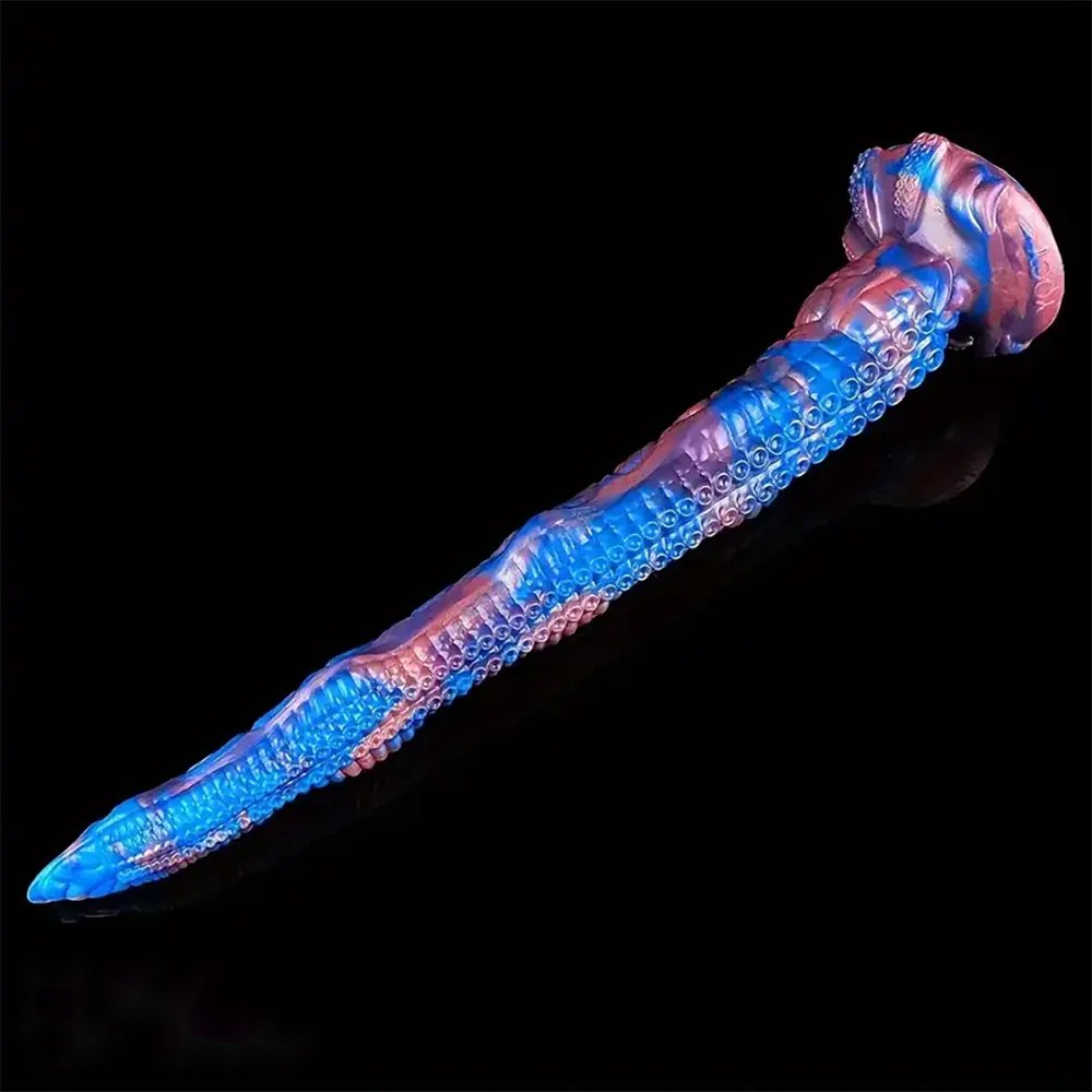 Textured silicone tentacle fantasy dildo, photo 3
