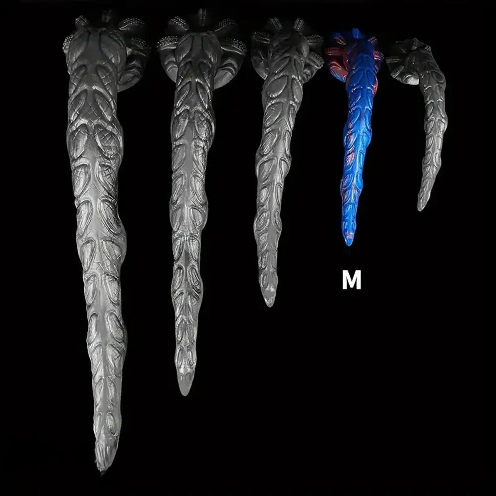 Textured silicone tentacle fantasy dildo, photo 4