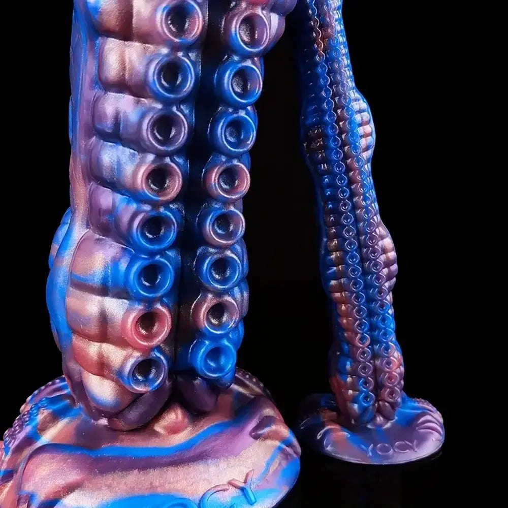 Textured silicone tentacle fantasy dildo, photo 5