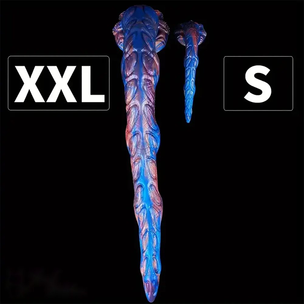 Textured silicone tentacle fantasy dildo, photo 7