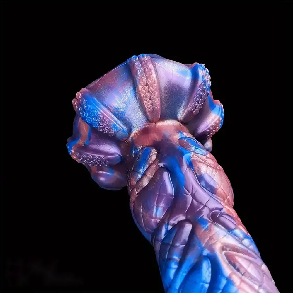 Textured silicone tentacle fantasy dildo, photo 8