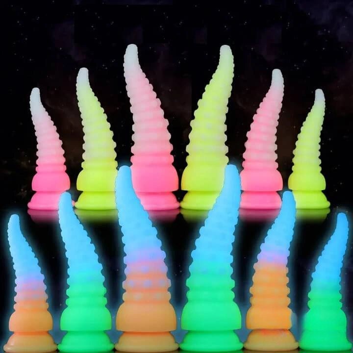 Glow tentacle fantasy dildo, photo 1