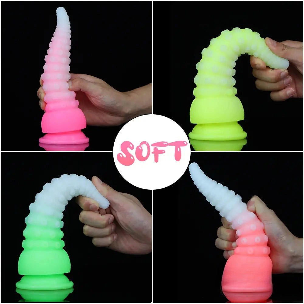 Glow tentacle fantasy dildo, photo 10