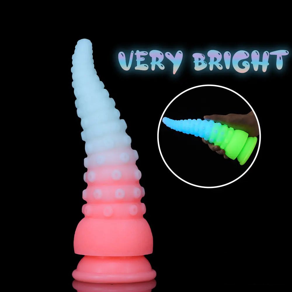 Glow tentacle fantasy dildo, photo 4