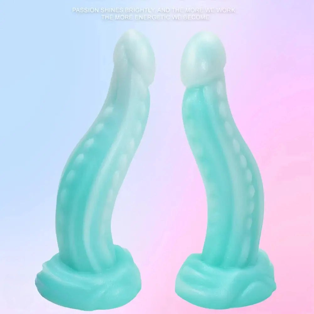 Ribbed tentacle silicone dildo, photo 14