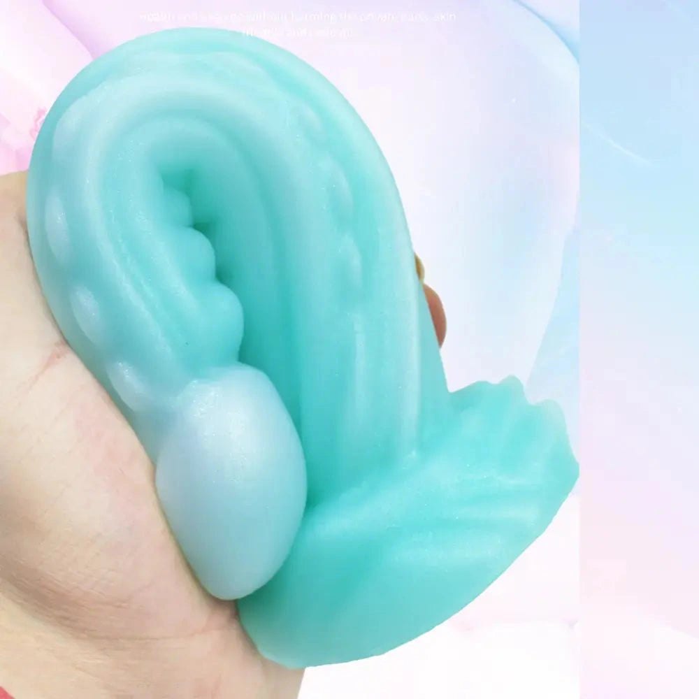 Ribbed tentacle silicone dildo, photo 15
