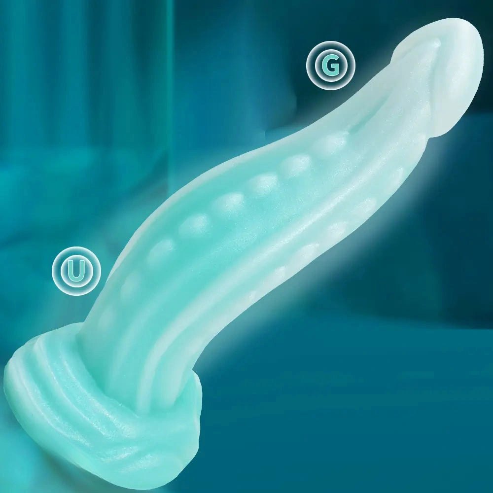 Ribbed tentacle silicone dildo, photo 8