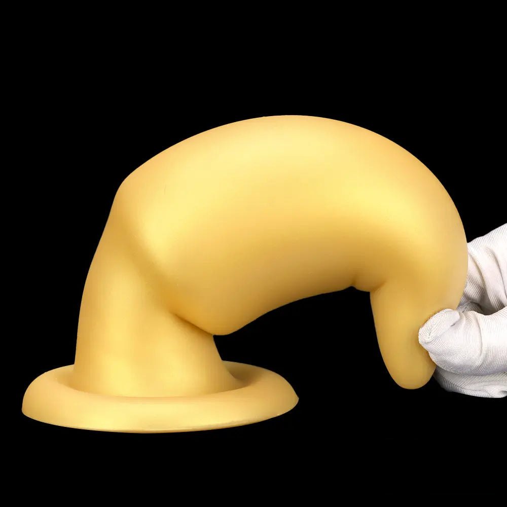 Gold big butt plug, photo 8